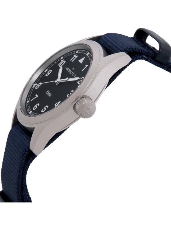 NWT Hamilton Khaki Field Quartz Blue Dial Watch